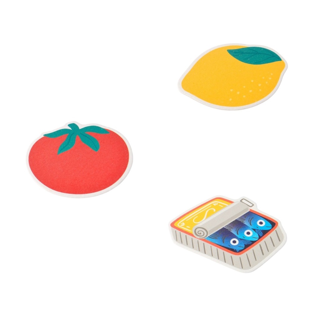 Compressed Wood Pulp Sponge Summer Fruit Food Set